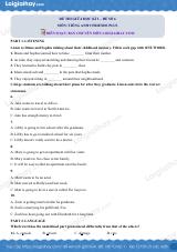 Đề thi giữa kì 1 Tiếng Anh 9 Friends Plus - Đề số 6